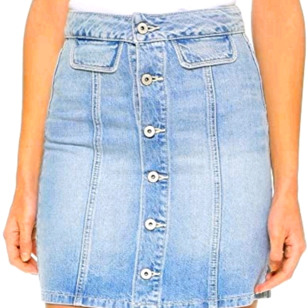 Paige Bianca Denim Skirt Size 30